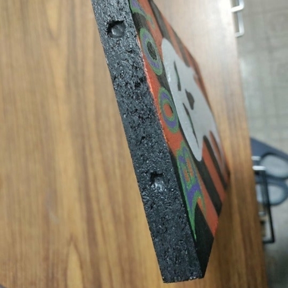 👻🪦NEW Halloween Striped Autumn Ghost Spooky Cute Wall Decor - Picture 5 of 10